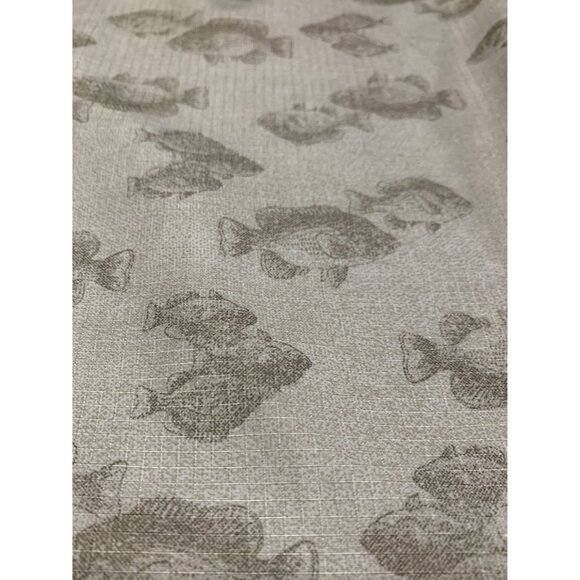 Weatherproof Bass Fish Button Up Outdoor Shirt Size L - Picture 6 of 6